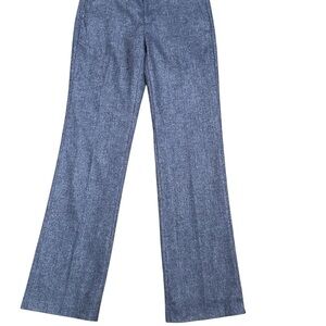 Banana Republic Blue Wide-Leg Trousers